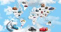 

Фотообои листовые Citydecor, Superhero Молния МакКвин 2 с защитным покрытием