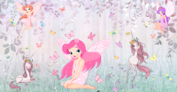 

Фотообои листовые Citydecor, Sweet Dreams 3 с защитным покрытием