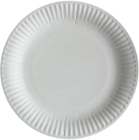 Набор одноразовых тарелок Golden Brown Snack Plate 180мм (100шт, белый) - 