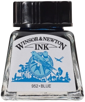 Тушь художественная Winsor & Newton 1005032 (14мл, синий) - 