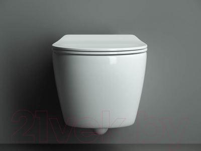 Унитаз подвесной Ceramica Nova Rimless CN8001 (с крепежом и сидением)