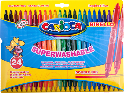 Изображение товара Фломастеры Carioca Birello / 41521 (24шт, 24цв)