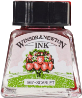 Тушь художественная Winsor & Newton 1005601 (14мл, алый) - 