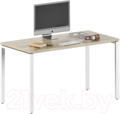 Письменный стол Славянская столица UR-1-138 (белый/дуб сонома)