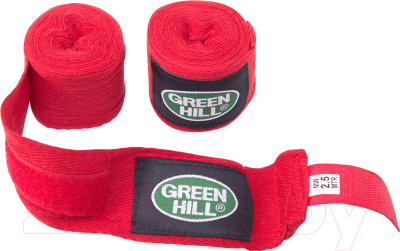 Боксерские бинты Green Hill BC-6235a (красный)