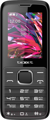 Мобильный телефон Texet TM-D430 (черный)