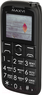 Мобильный телефон Maxvi B7 (черный)