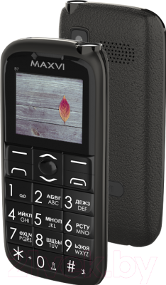 Мобильный телефон Maxvi B7 (черный)