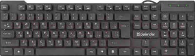 Клавиатура Defender OfficeMate HB-260 / 45260 (черный)