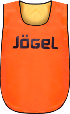 Манишка футбольная Jogel JBIB-2001 (желтый/оранжевый)