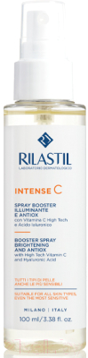 Спрей для лица Rilastil Intense C Антиоксидантный спрей-бустер для сияния кожи с витамин (100мл)