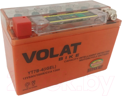 Мотоаккумулятор VOLAT YT7B-BS IGel (8 А/ч)