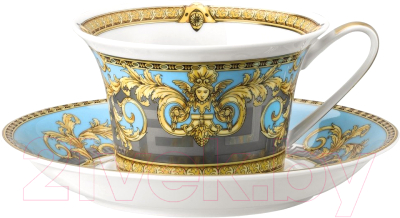 Чашка с блюдцем Versace Prestige Gala Le Bleu / 19325-403638-14640
