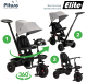 Миниатюра изображения товара Трехколесный велосипед с ручкой Pituso Elite / JY-T07B (серый)