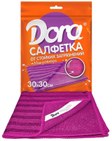 

Салфетка хозяйственная Dora, От стойких загрязнений / 2001-008-ТК40