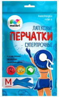 

Перчатки хозяйственные Malibri, Суперпрочные универсальные с хлопковым напылением 1002-001