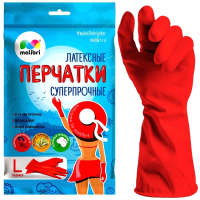

Перчатки хозяйственные Malibri, Суперпрочные универсальные с хлопковым напылением 1002-001