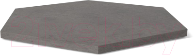 Журнальный столик Sheffilton SHT-TU37/ТТ20 70 ЛДСП (черный муар/бетон чикаго темно-серый)