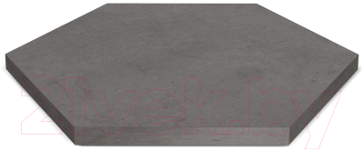 Журнальный столик Sheffilton SHT-TU37/ТТ20 70 ЛДСП (черный муар/бетон чикаго темно-серый)