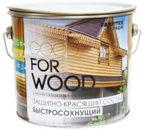 Защитно-декоративный состав Farbitex Profi Wood Быстросохнущий (2.7л, сосна) - 