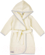 Халат детский Amarobaby Waffle с капюшоном / AB-OD22-WAF2502/33-98 (молочный, р. 98) - 