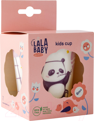 Кружка детская Lalababy Play With Me. Panda (270мл)