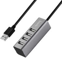 USB-хаб Hoco HB1 (графитовый) - 