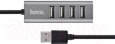 USB-хаб Hoco HB1 (графитовый)