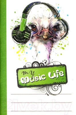 Изображение товара Записная книжка Попурри My Music Life / 4810764002143