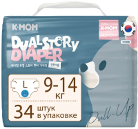 

Подгузники-трусики детские K-mom, Dual Story L / X-KX-0014