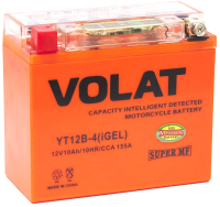 Мотоаккумулятор VOLAT YT12B-BS IGel (10 А/ч) - 