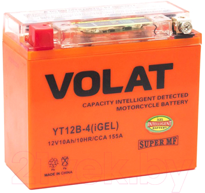 Мотоаккумулятор VOLAT YT12B-BS IGel (10 А/ч)