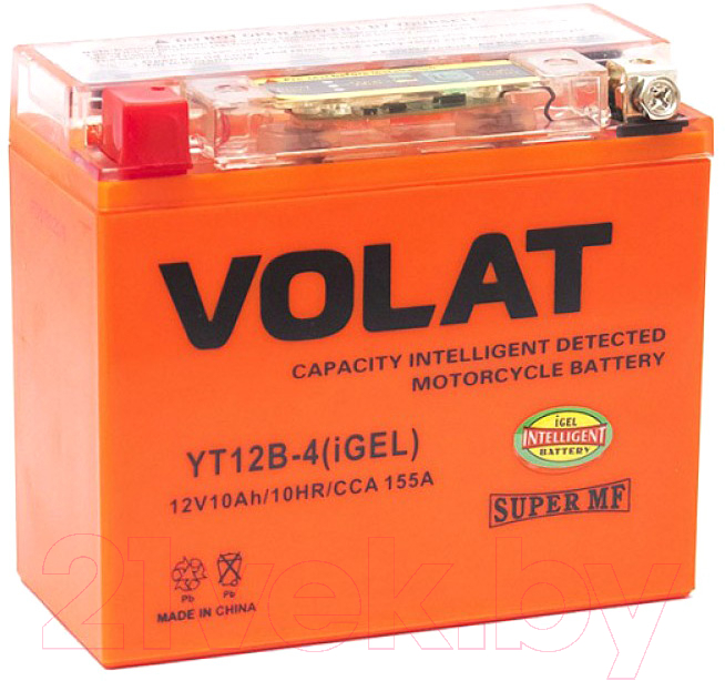 Мотоаккумулятор VOLAT YT12B-BS IGel