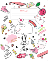 

Тетрадь BG, Hi, Bunny! / Т5ск48_лм 8477