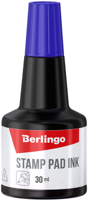 Краска штемпельная Berlingo 32396 (синий)