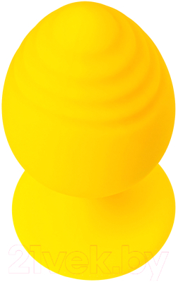 Пробка интимная ToyFa ToDo Riffle / 357037 (желтый)