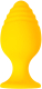 Пробка интимная ToyFa ToDo Riffle / 357037 (желтый) - 