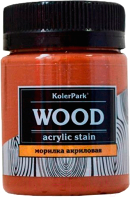 Морилка KolerPark Aqua Wood Акриловая лаковая лазурь (50мл, бук)