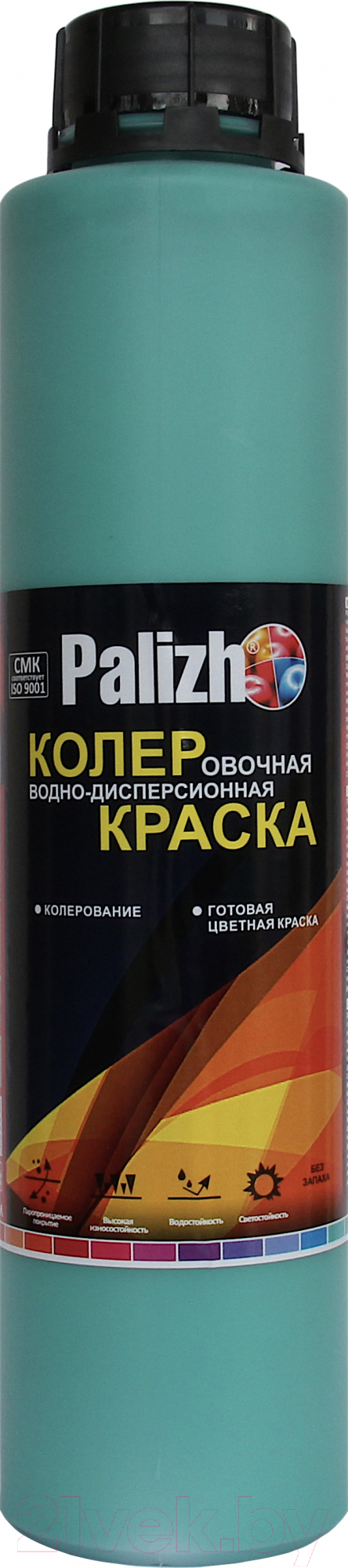 Колеровочная краска Palizh Интерьер/фасад (750мл, изумруд)