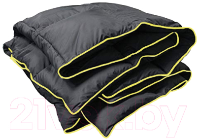 Одеяло D'em Мужчынскі выбар 172x205 (черный тик/лимонный)