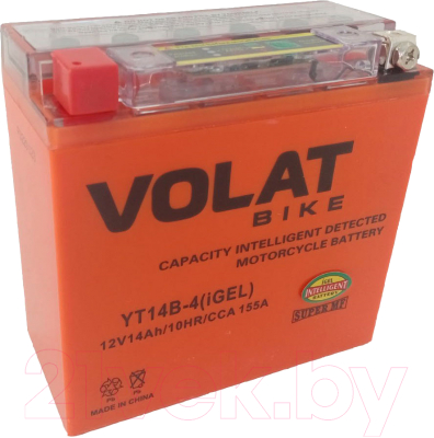 Мотоаккумулятор VOLAT YT14B-4 IGel (14 А/ч)