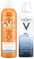 

Набор косметики для лица и тела Vichy, Capital Soleil SPF50 детский +Термальная вода