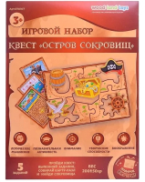 Настольная игра WoodLand Toys Остров сокровищ. Квест / 370107 - 