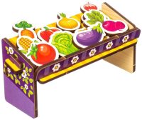 Магазин игрушечный WoodLand Toys Овощи и фрукты. Супермаркет / 370103 - 