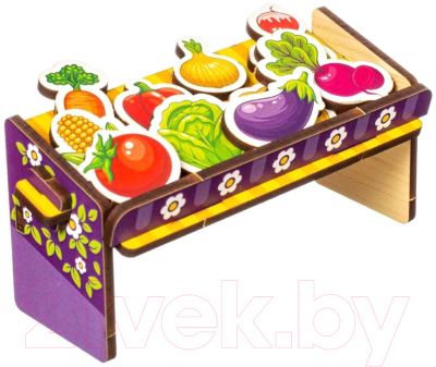 Магазин игрушечный WoodLand Toys Овощи и фрукты. Супермаркет / 370103