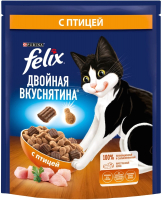 Сухой корм для кошек Felix Двойная вкуснятина с птицей (200г) - 