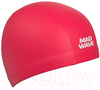 Шапочка для плавания Mad Wave Adult Lycra / 06W (красный)