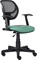 Кресло офисное UTFC Вальтер Т-01 (TW-01 черный/Z34 зеленый) - 