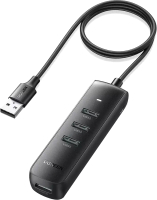 USB-хаб Ugreen 80657 (1м, черный) - 