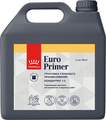 Грунтовка Tikkivala Euro Primer (3л) - 